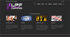 Desktop Screenshot of lpfcoatings.com